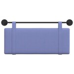 vidaXL Tête de lit suspendue Bleu denim Tissu