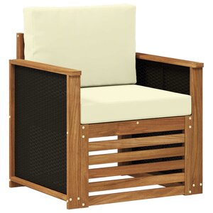 vidaXL Sofa de milieu extérieur Naturel