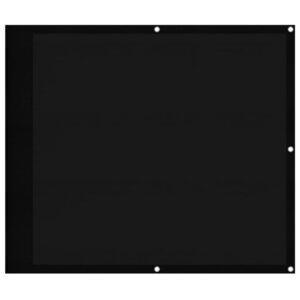 vidaXL Écran de balcon noir 90x700 cm 100 polyester oxford