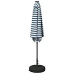 vidaXL Parasol de jardin avec lampes LED 270 x 270 cm Polyester