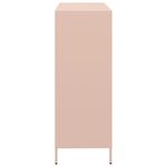 vidaXL Buffet haut rose 101 5x39x103 5 cm acier
