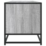 vidaXL Meuble TV sonoma gris 180x40x46 cm bois d'ingénierie