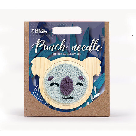 Kit Punch needle Koala 15 cm