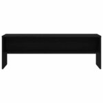 vidaXL Meuble TV chêne noir 120x40x40 cm bois d'ingénierie