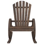 vidaXL Chaises à bascule Adirondack lot de 2 bois de sapin massif