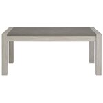 PARISOT Table a manger - Décor Gris Loft et Beton Foncé - L 180 x P 90 x H 78 cm - MALONE