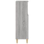 vidaXL Armoire salle de bain sonoma gris 30x30x100 cm