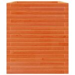 vidaXL Jardinière cire marron 90x60x68 5 cm bois de pin massif