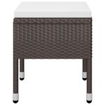 vidaXL Ensemble à manger de jardin 5 Pièces Marron