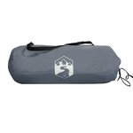 vidaXL Tente de plage gris 268x223x125 cm 185T polyester