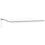 Auvent Rétractable Automatique vidaXL Blanc 500x350 cm