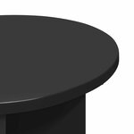 vidaXL Table d'appoint Chêne noir Ø 39 x 38 cm Bois d'ingénierie