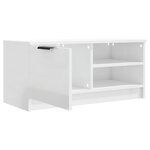 vidaXL Meubles TV 2 Pièces Blanc brillant 80x35x36 5 cm Bois d'ingénierie