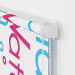 vidaXL Store enrouleur de douche avec cassette largeur du tissu 86 cm