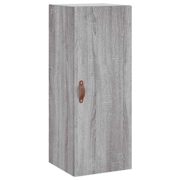 vidaXL Armoire murale sonoma gris 34 5x34x90 cm