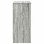 vidaXL Buffet avec tiroir sonoma gris 101x35x76 cm bois d'ingénierie