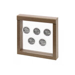Cadre Nimbus 150 design bois pour objets de collections.