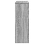 vidaXL Cloison de séparation sonoma gris bois d'ingénierie
