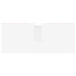 vidaXL Armoire de salle de bain blanc brillant 80x33x60 cm