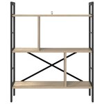vidaXL Étagère Chêne Sonoma 75 x 30 x 91 cm Bois d'ingénierie