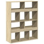 vidaXL Cloison de séparation chêne sonoma bois d'ingénierie