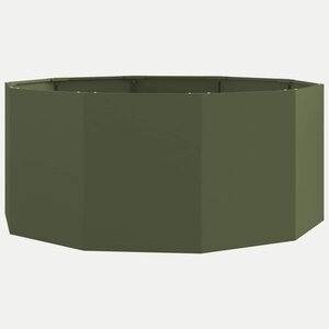 vidaXL Jardinière Vert olive 120 x 120 x 50 cm Acier