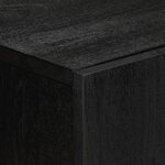 vidaXL Buffet noir 60x33x75 cm bois d'ingénierie