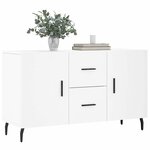 vidaXL Buffet blanc 100x36x60 cm bois d'ingénierie