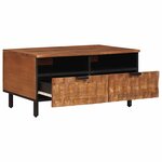 vidaXL Table basse Marron 80 x 54 x 40 cm Bois de mangue massif