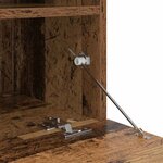 vidaXL Meuble TV mural Bois Ancien 100 x 30 x 40 cm Bois d'ingénierie