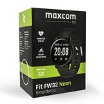 Montre connectée maxcom fw32 néon - noir