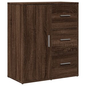 vidaXL Buffet chêne marron 60x31x70 cm bois d'ingénierie