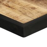 vidaXL Table de salle à manger 160 cm Bois de manguier brut