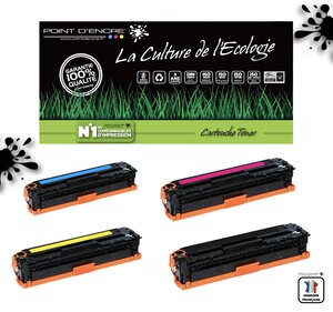410X / CF410X - NOIR / CYAN / MAGENTA / JAUNE - Grande capacité