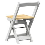 vidaXL Chaises à manger pliables lot de 4 Corona bois massif de pin