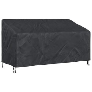 vidaXL Housse de banc de jardin 185 x 85 x 65 / 94 cm Tissu Oxford 600D