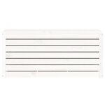 vidaXL Boîte de jardin blanc 101x50 5x46 5 cm bois massif de pin