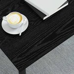 vidaXL Table basse Chêne noir 100 x 100 x 45 cm Bois d'ingénierie