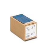 Boîte de 250 pochettes cadeau bleues 70x120 60 g/m² gpv