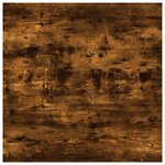 vidaXL Étagères murales 4 Pièces chêne fumé 40x40x1 5cm bois d'ingénierie