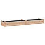 vidaXL Lit surélevé de jardin doublure 240x45x25 cm bois massif sapin