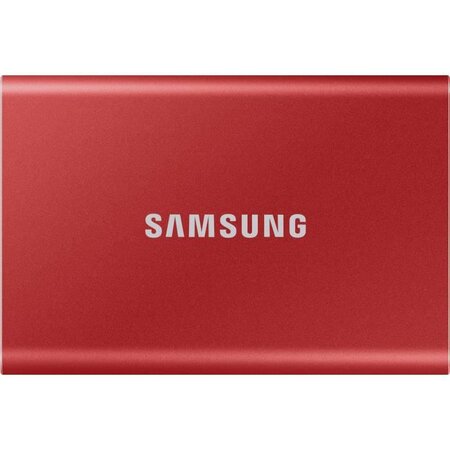 SAMSUNG SSD externe T7 USB type C coloris rouge 2 To