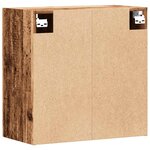 vidaXL Armoire murale vieux bois 60x31x60 cm bois d'ingénierie