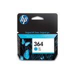 Hp 364 cartouche d'encre cyan authentique pour hp deskjet 3070a et hp photosmart 5525/6525 (cb318ee)