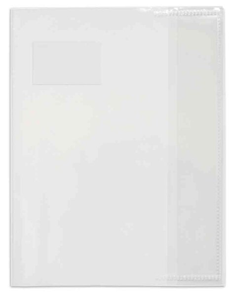 Protège-cahier PVC 12/100ème 24x32 Transparent incolore ELBA