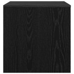 vidaXL Table basse 3 Pièces Chêne noir Bois d'ingénierie