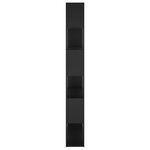 vidaXL Bibliothèque/Séparateur de pièce Noir 100x24x188 cm