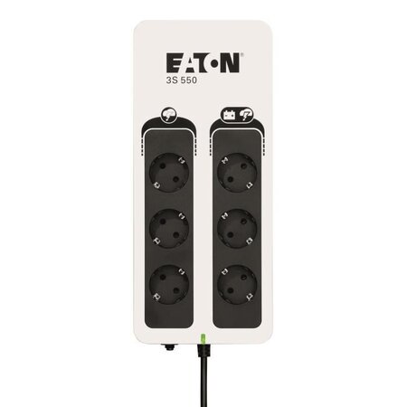Eaton 3s550d alimentation d'énergie non interruptible veille 0 55 kva 330 w 6 sortie(s) ca
