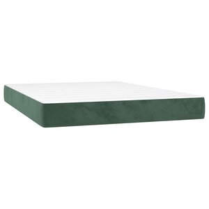 vidaXL Matelas de lit à ressorts ensachés 140x210x20 cm velours