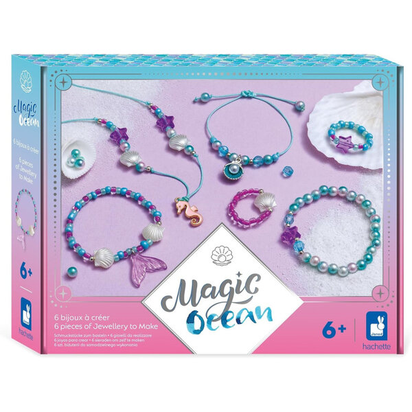 Kit loisir créatif - Création de bijoux - Sirène - Bracelet  collier - Dès 6 ans - Janod